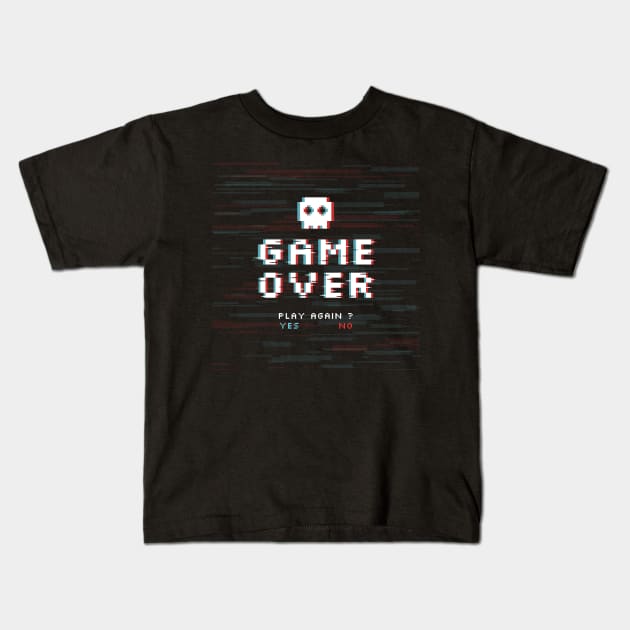 Game Over Kids T-Shirt by M2M